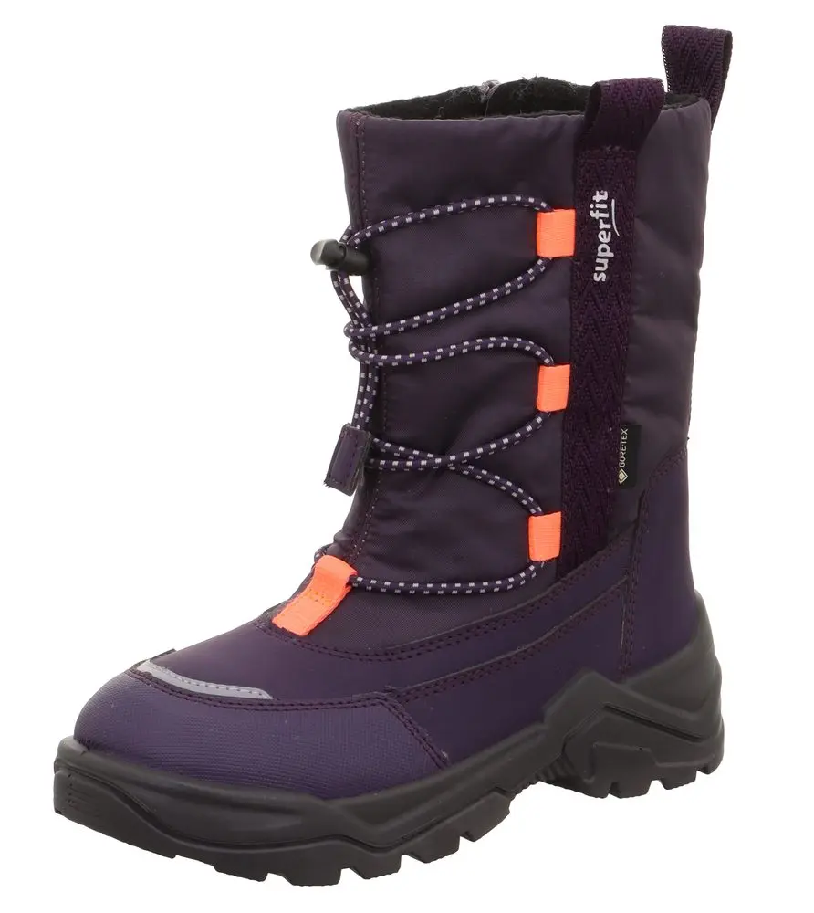 Dívčí zimní boty barefit SNOW MAX Purple Gore-Tex, Superfit , 1-002025-8500, fialová