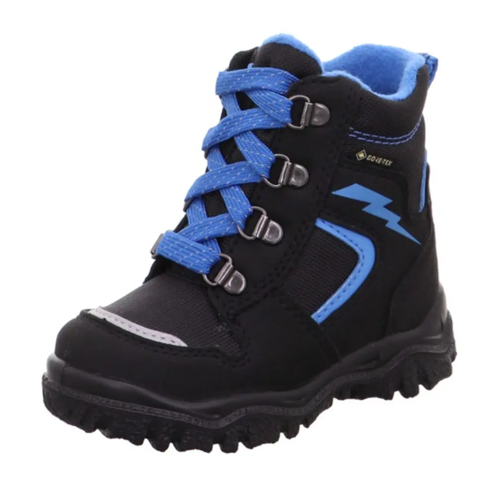 chlapecké zimní boty šněrovací HUSKY1 GTX, Superfit, 1-000048-0010, tmavě modrá -