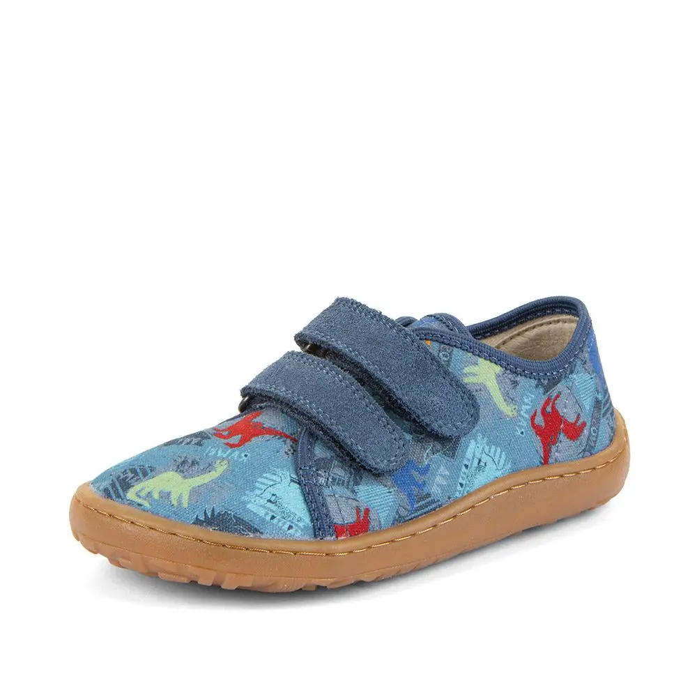 Chlapecké plátěné barefoot tenisky CANVAS DARK DENIM Froddo G1700440-15