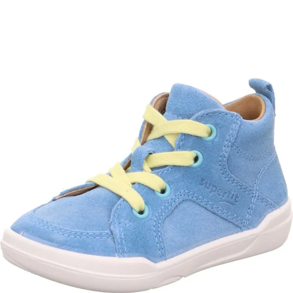 Chlapecké barefit tenisky SUPERFREE Light Blue/Yellow Superfit 1-000539-8400 - světle modrá