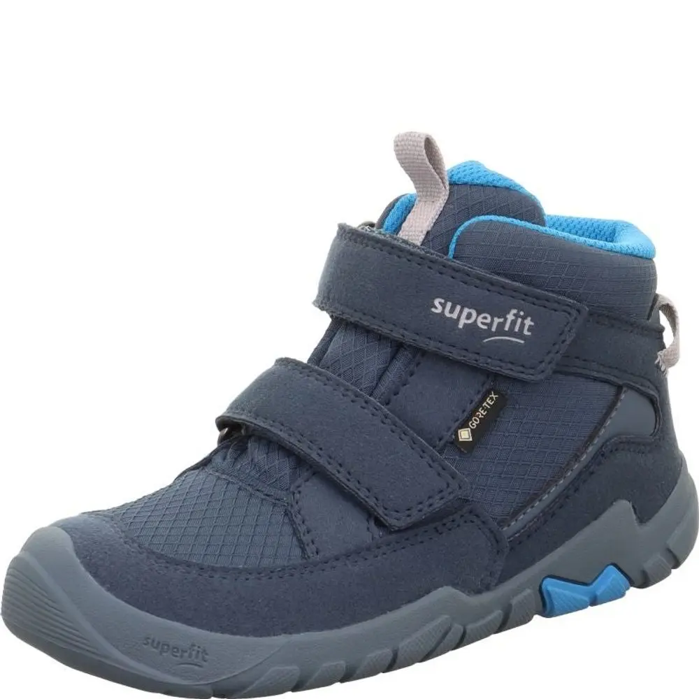 Superfit TRACE 1-006042-8000 – dětské barefoot boty s GORE-TEX membránou, modré -