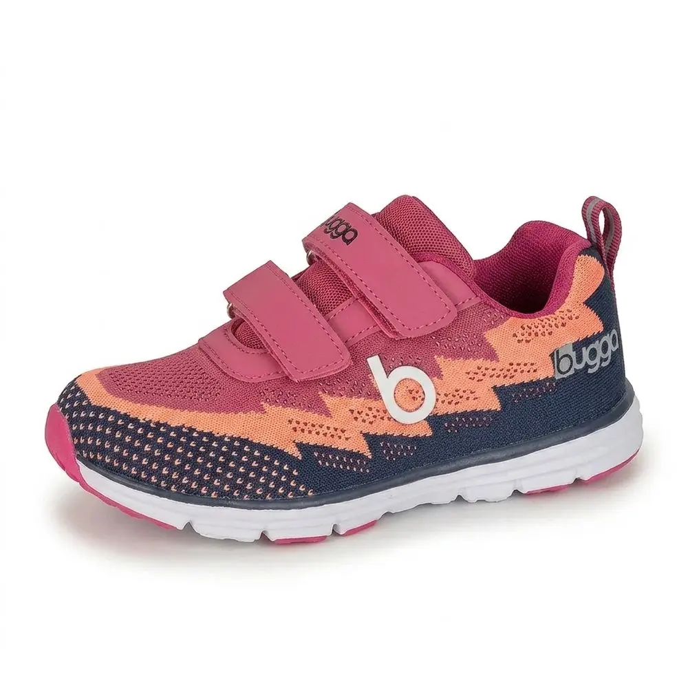Dívčí lehké sportovní tenisky BUGGA HONE Purple/Orange/Dark Blue -
