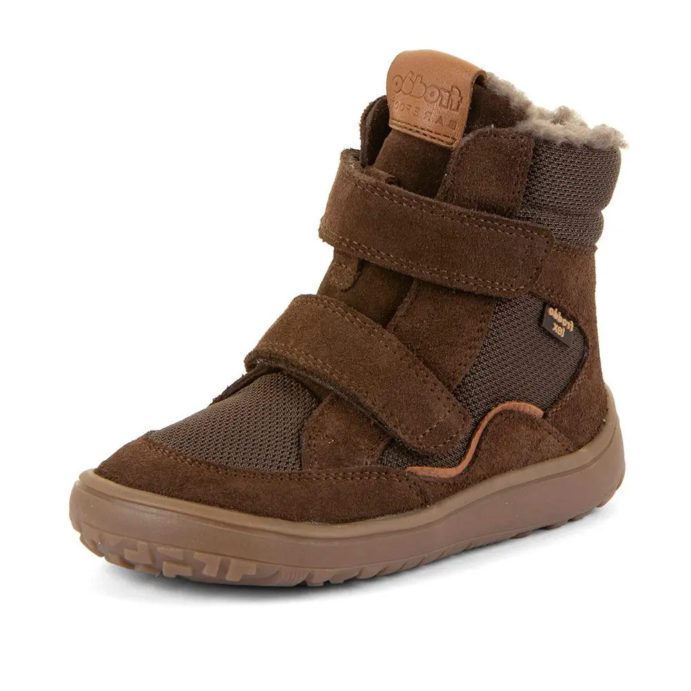 Chlapecké zimní barefoot boty TEX WINTER Dark Brown Froddo G3160247-17 - 31