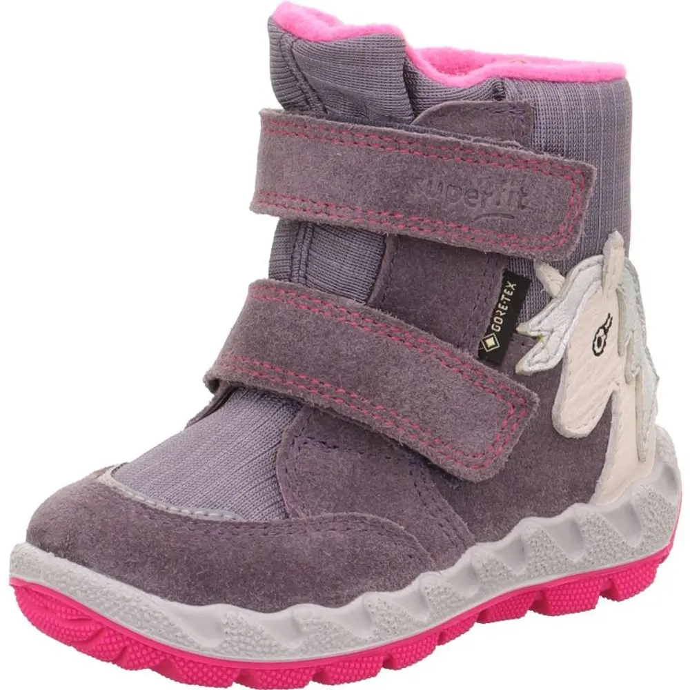 Dívčí zimní boty ICEBIRD Purple/Pink Gore-TEX, Superfit,1-006010-8510
