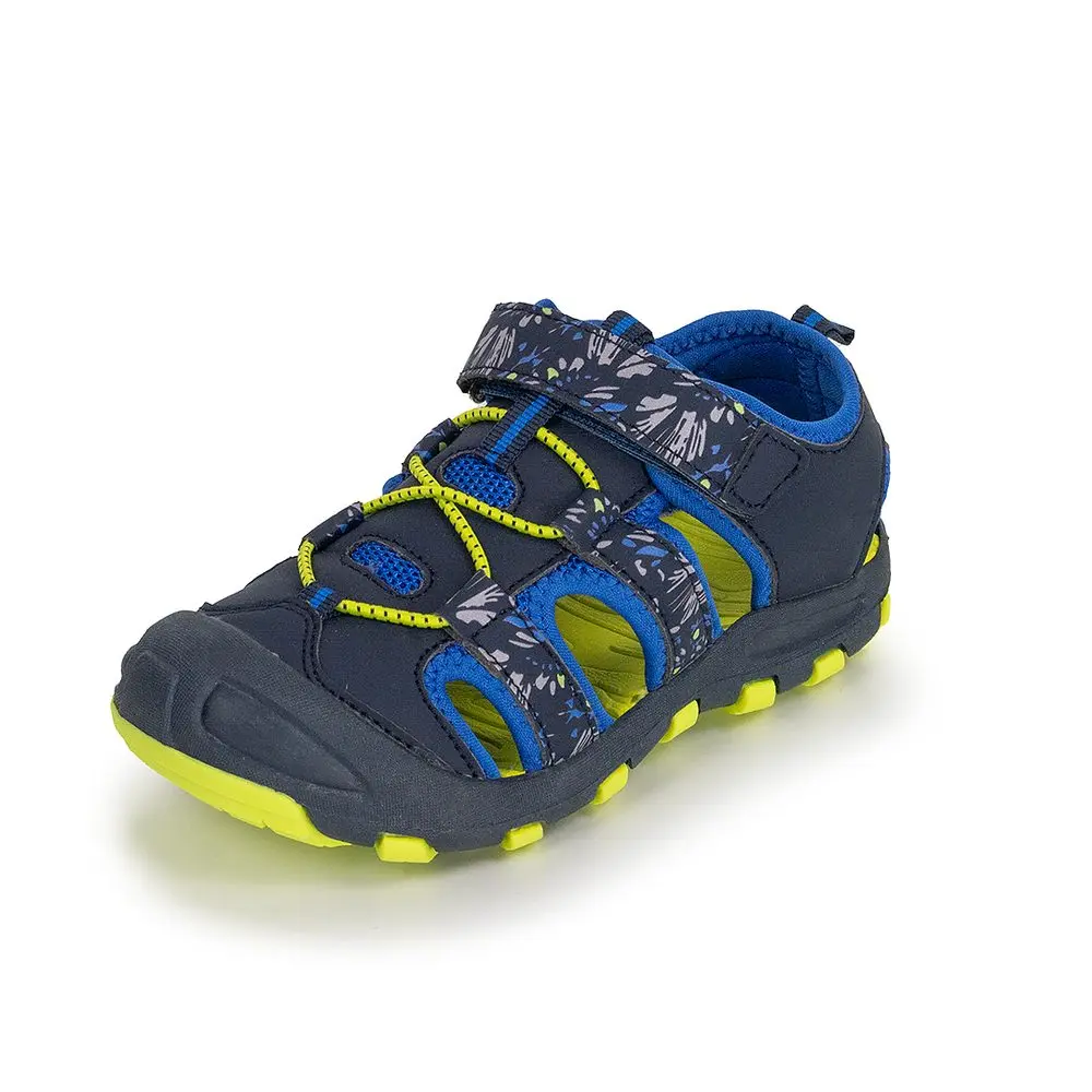 Chlapecké sandály BUGGA LUMA Dark Blue/Yellow - tmavě modré -