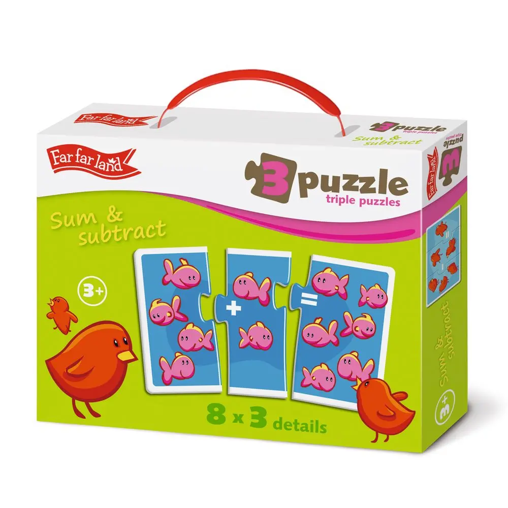 Far Far Land Puzzle počty 8 obrázků, Far Far Land, W022258