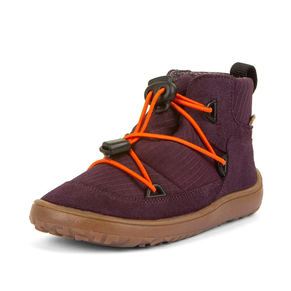 Dívčí celoroční barefoot boty TEX TRACK Purple Froddo G3110267-4 -