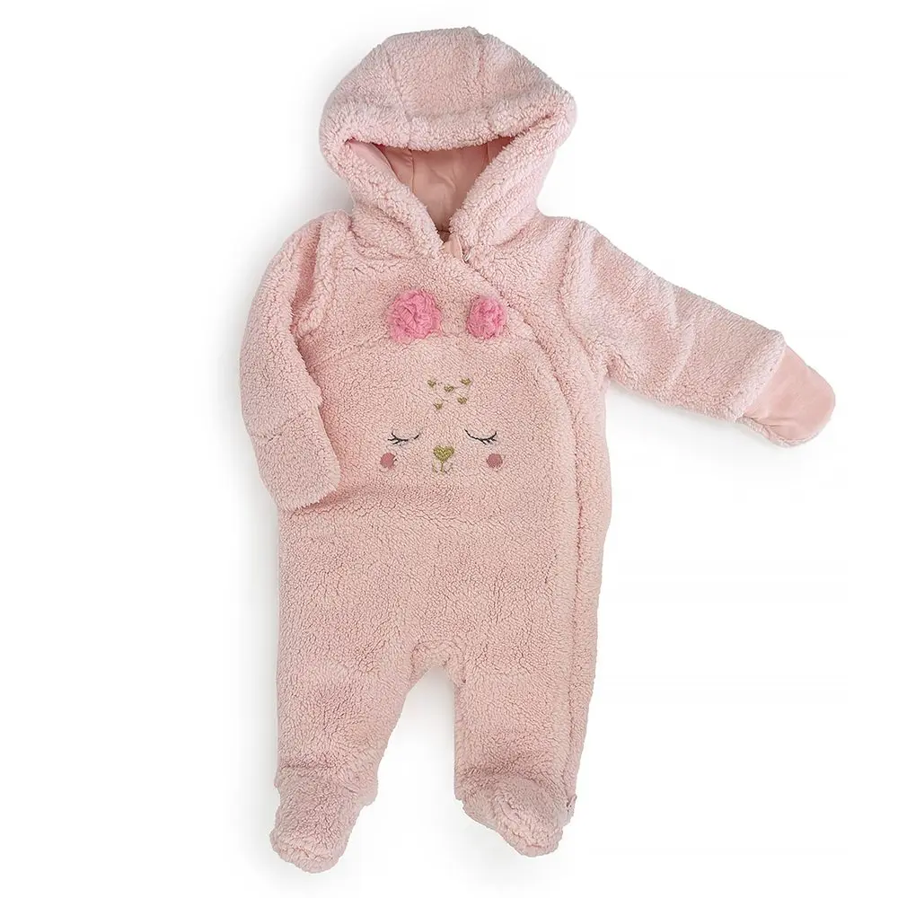 Zimní dívčí kojenecká kombinéza Pidilidi PD1169-03 Pink