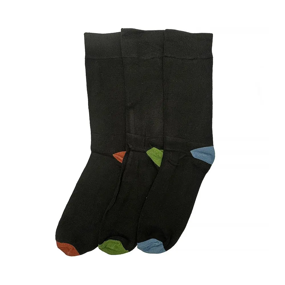 Pánské vysoké ponožky bambusové - 3pack Pidilidi PD0153-02 černá -