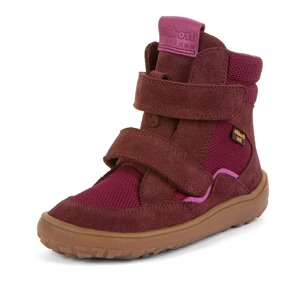Dívčí zimní barefoot boty TEX WINTER TL Bordeaux Froddo G3160247-6T - 33