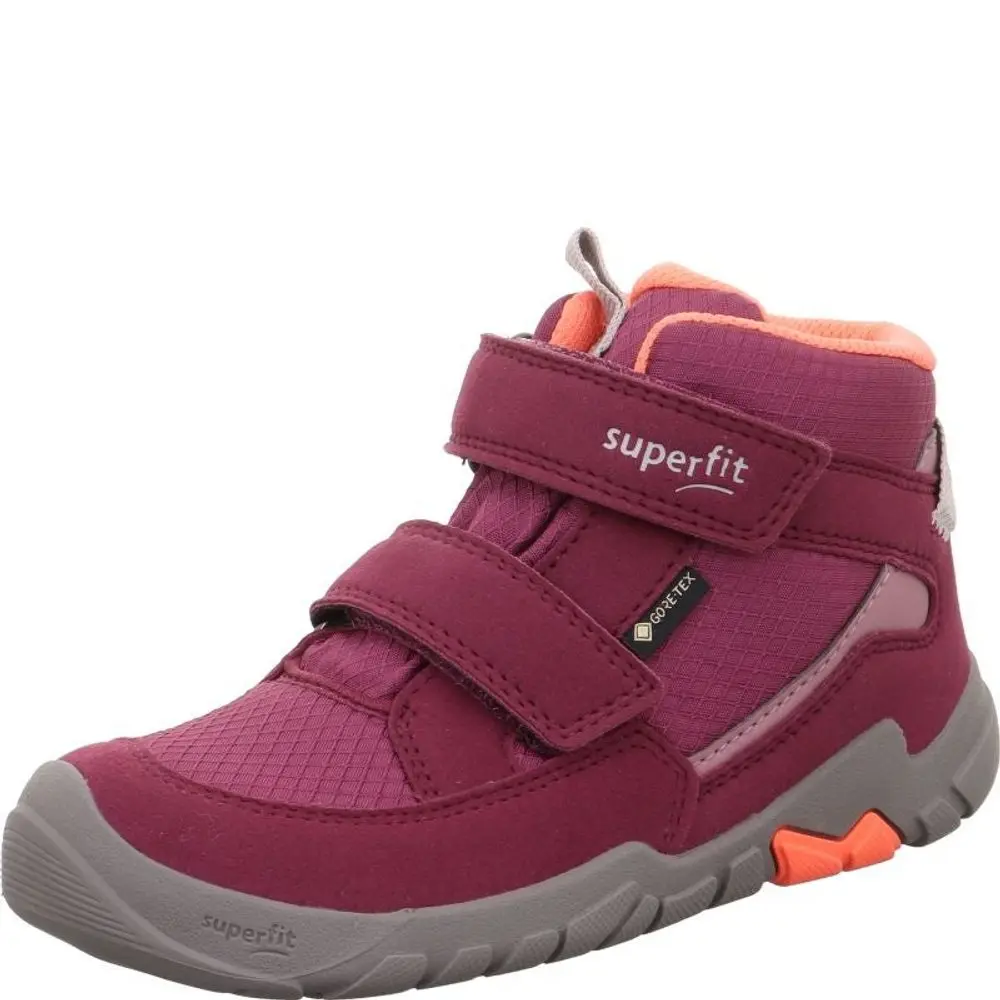 Dívčí celoroční tenisky Superfit barefit TRACE GTX Red/Orange 1-006042-5000 - 34