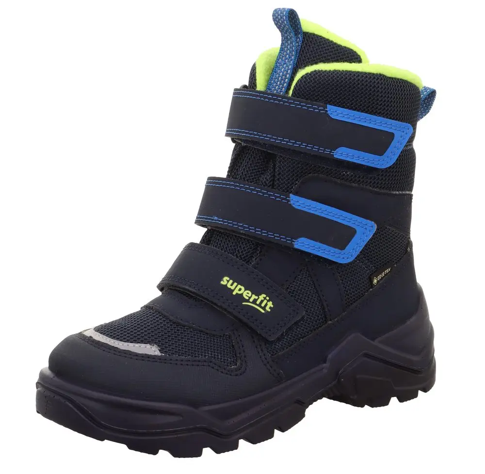 Dětské zimní boty SNOW MAX Blue/Yellow Gore-Tex, Superfit , 1-002023-8000, modrá