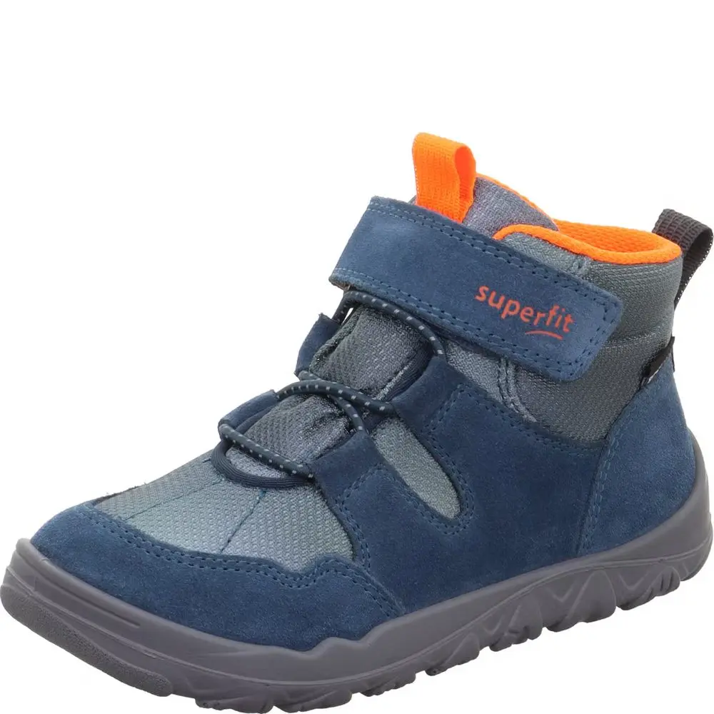 Chlapecké celoroční barefit boty WALDERI Blue Superfit 1-000910-8000 -