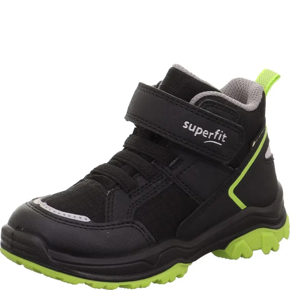 Chlapecké celoroční boty JUPITER Black/Light Green GTX Superfit 1-000053-0000 -