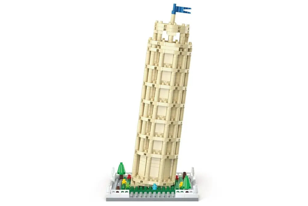 Koco stavebnice šikmá věž v Pise 548 dílků 8x8x17,5 cm