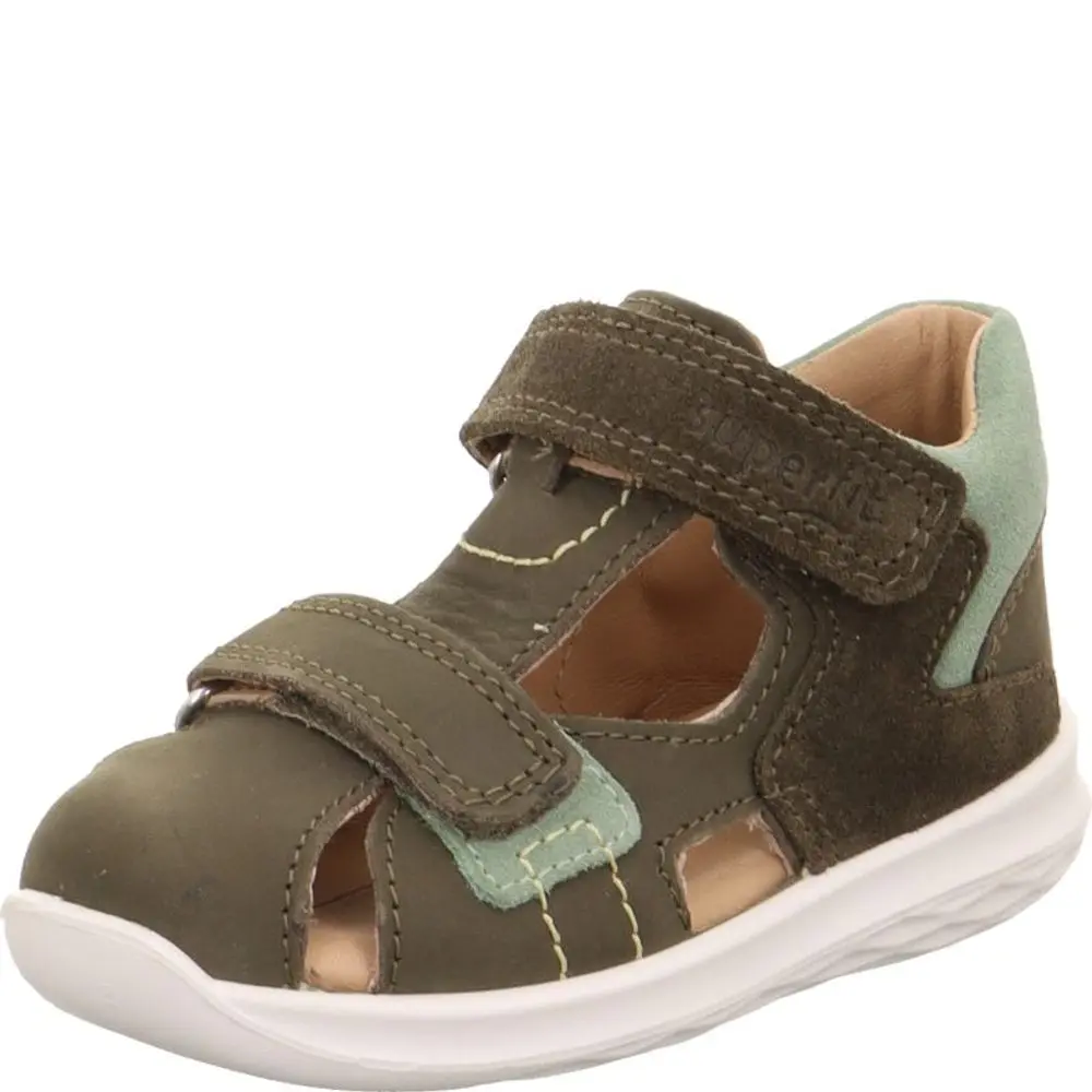 Dětské sandály BUMBLEBEE Green/Light Green Superfit 1-000395-7000 zelená