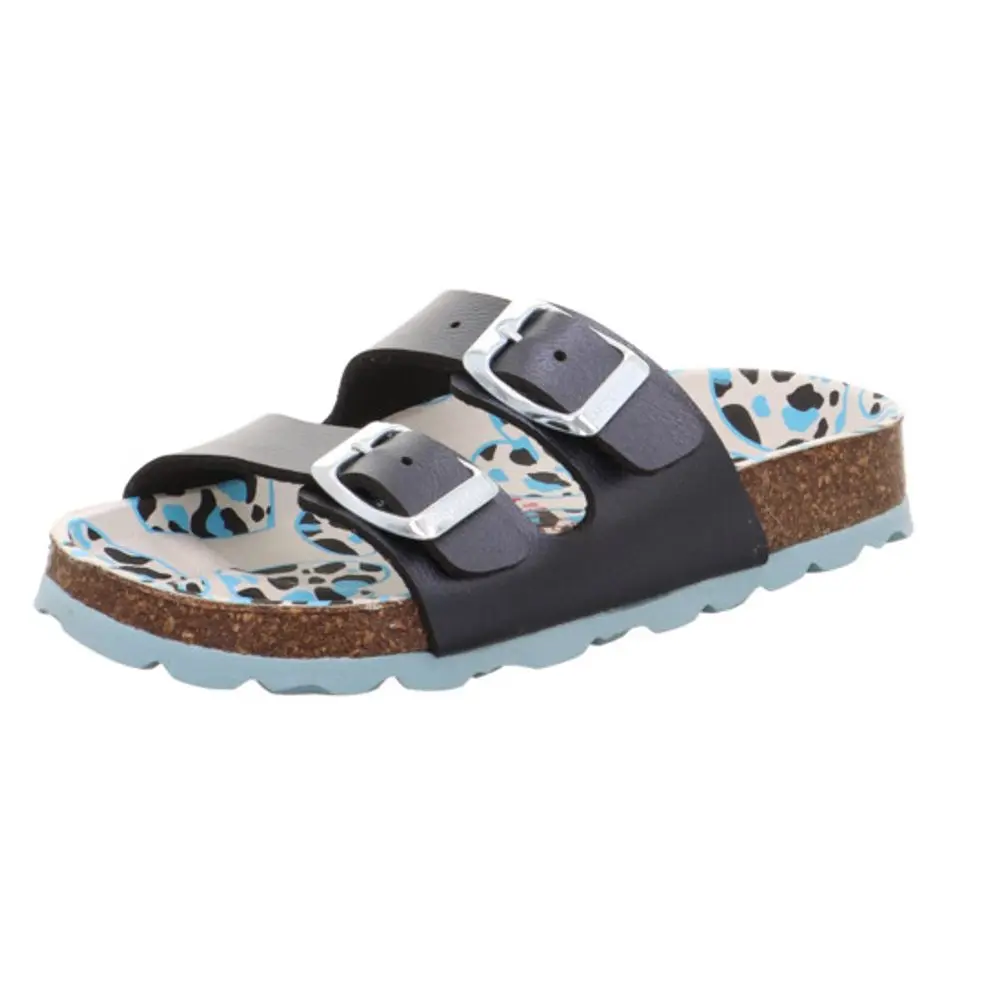 Chlapecké korkové pantofle Superfit FOOTBAD Black/Multicolored 1-800111-0070