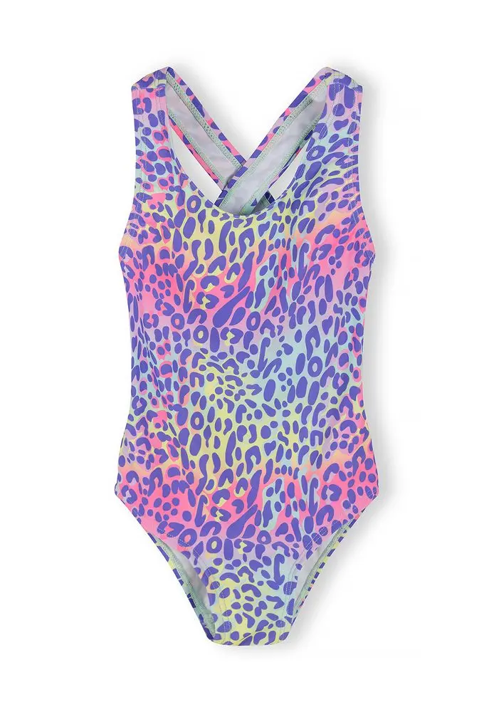 Plavky dívčí jednodílné Minoti 30SWIM178