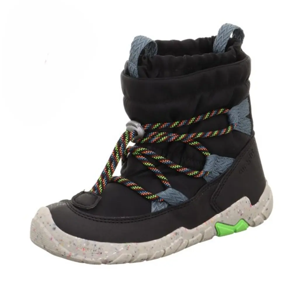 Dětské zimní boty barefit TRACE Black/Blue Gore-TEX, Superfit,1-006038-0000