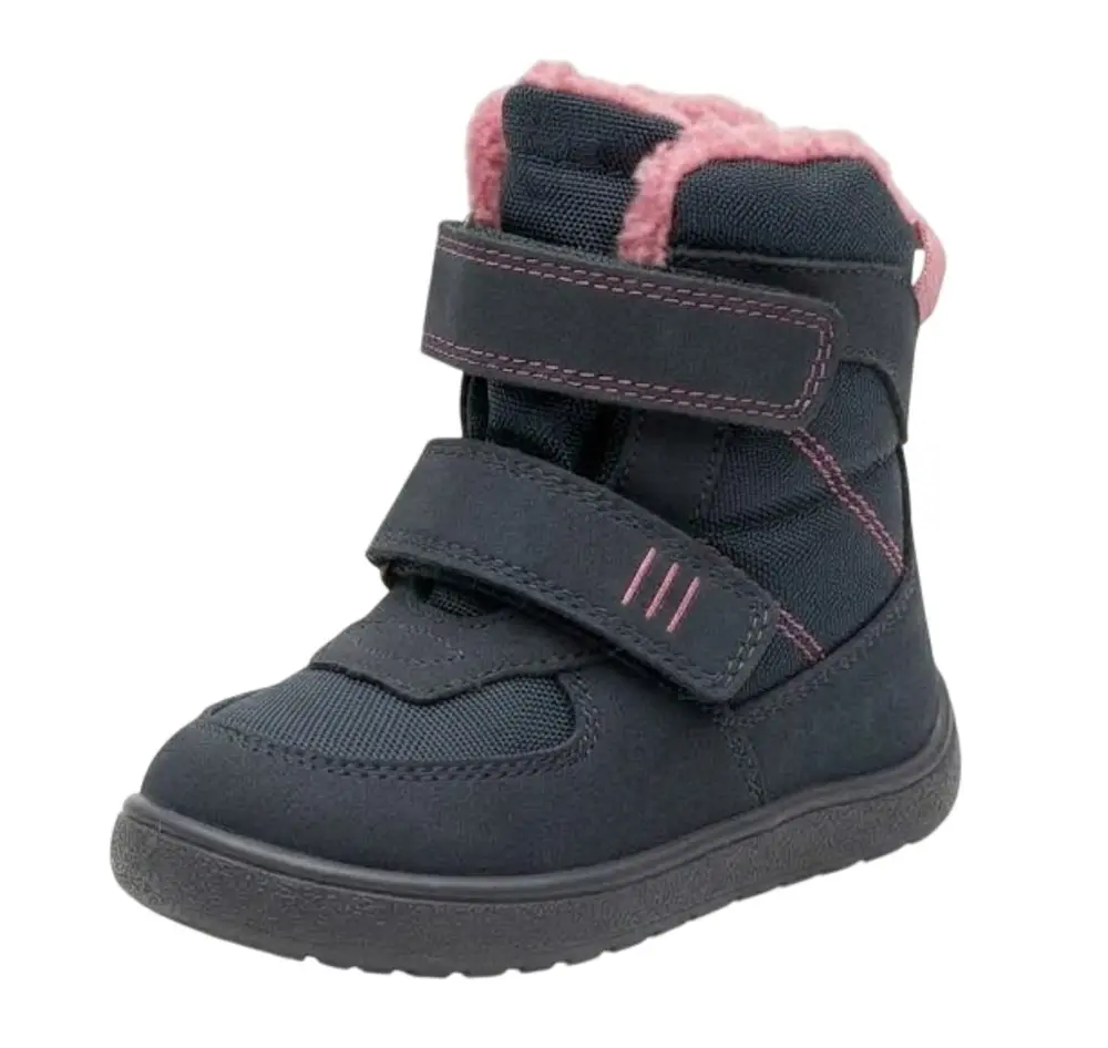 Dívčí zimní barefoot boty PRO-tex Protetika LORA NAVY -