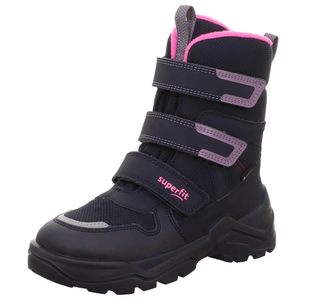 Dívčí zimní boty SNOW MAX Blue/Pink Gore-Tex, Superfit , 1-002023-8020, modrá -