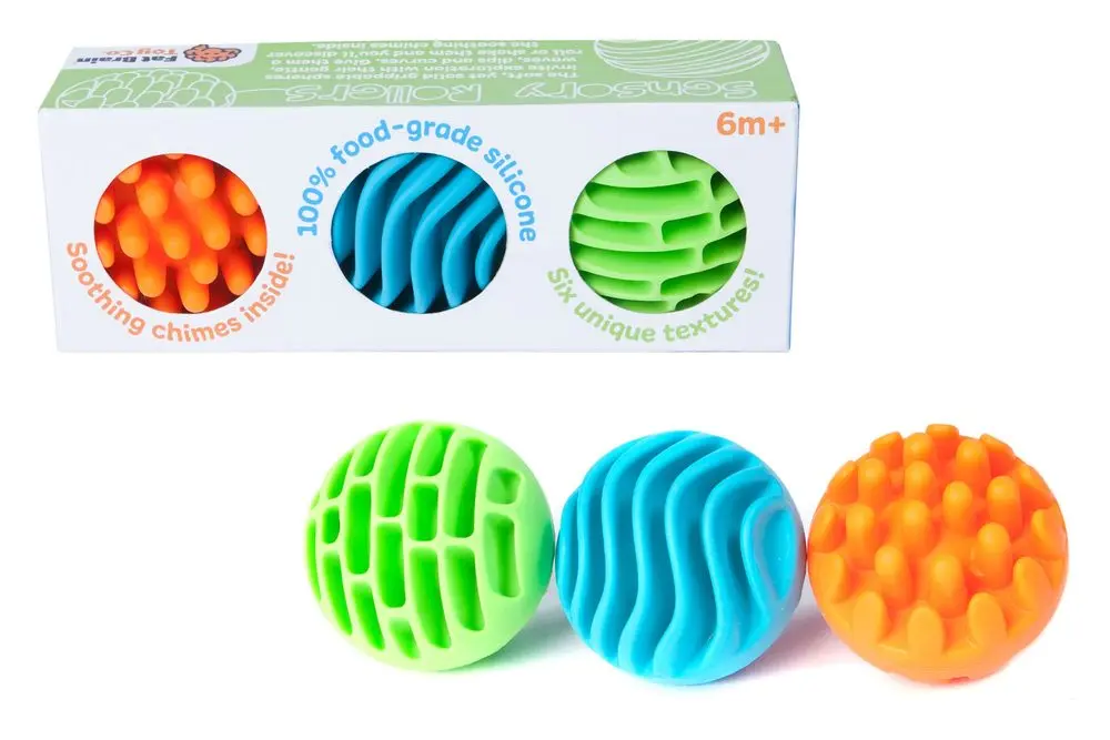 Fat Brain Hmatové míčky Sensory Rollers, Fat Brain, W045147