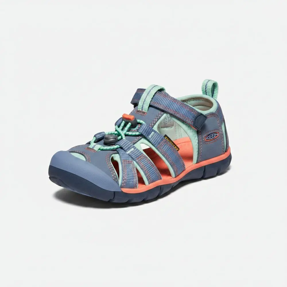 Dětské sandály SEACAMP II CNX, FLINT STONE/OCEAN WAVE, keen, 1022990/1022975, modrá - 24