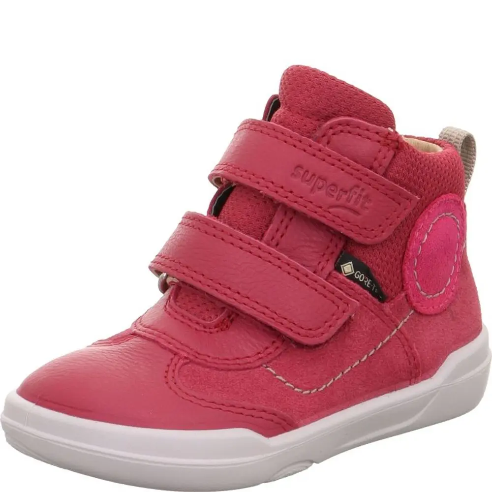 Dívčí celoroční barefit obuv Superfit SUPERFREE GTX Pink/Red 1-000544-5000