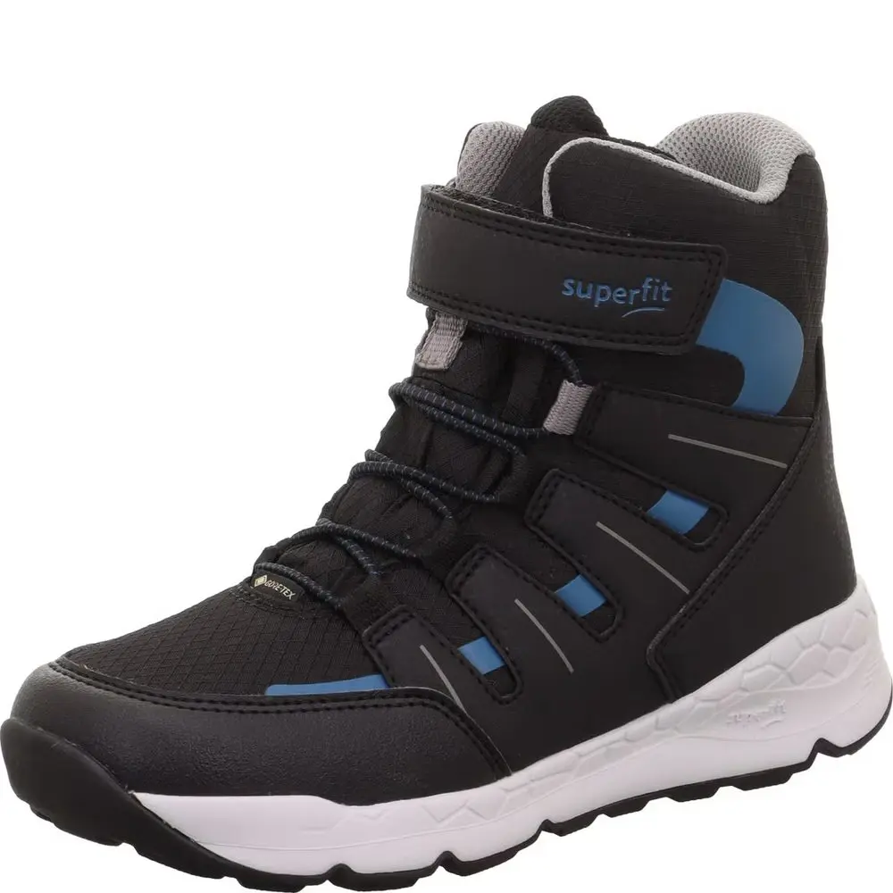 Chlapecké zimní boty FREE RIDE Black/Blue GTX Superfit 1-000568-0010 -