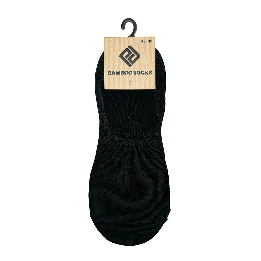 Unisex neviditelné ponožky bambusové - 3pack Pidilidi PD0152-10 černá -