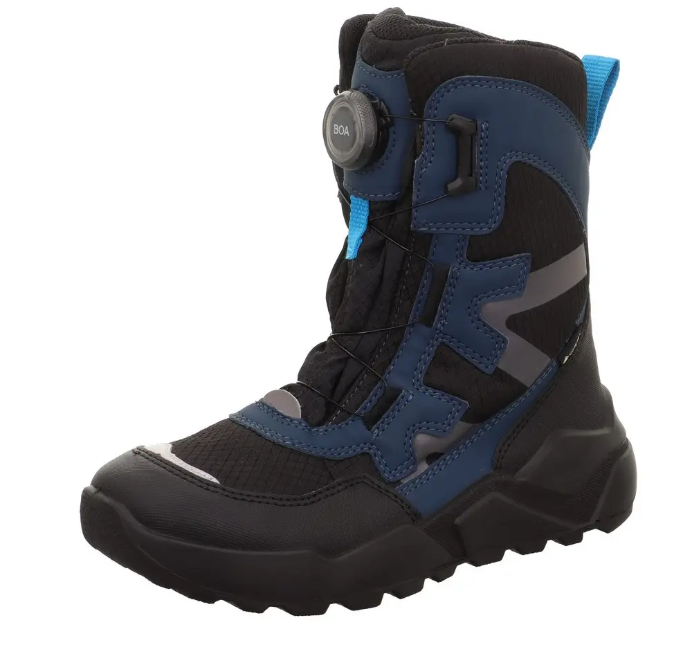 Chlapecké zimní boty ROCKET Black/Turquoise Gore-Tex, Superfit , 1-000403-0030, tyrkysová -