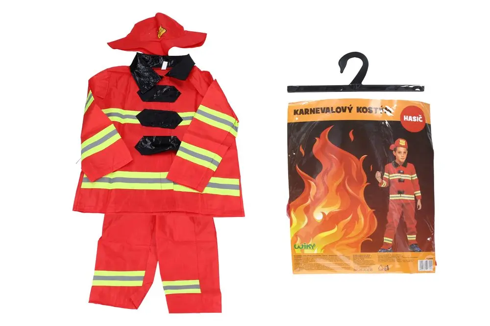 Set karneval hasič M 110-120 cm