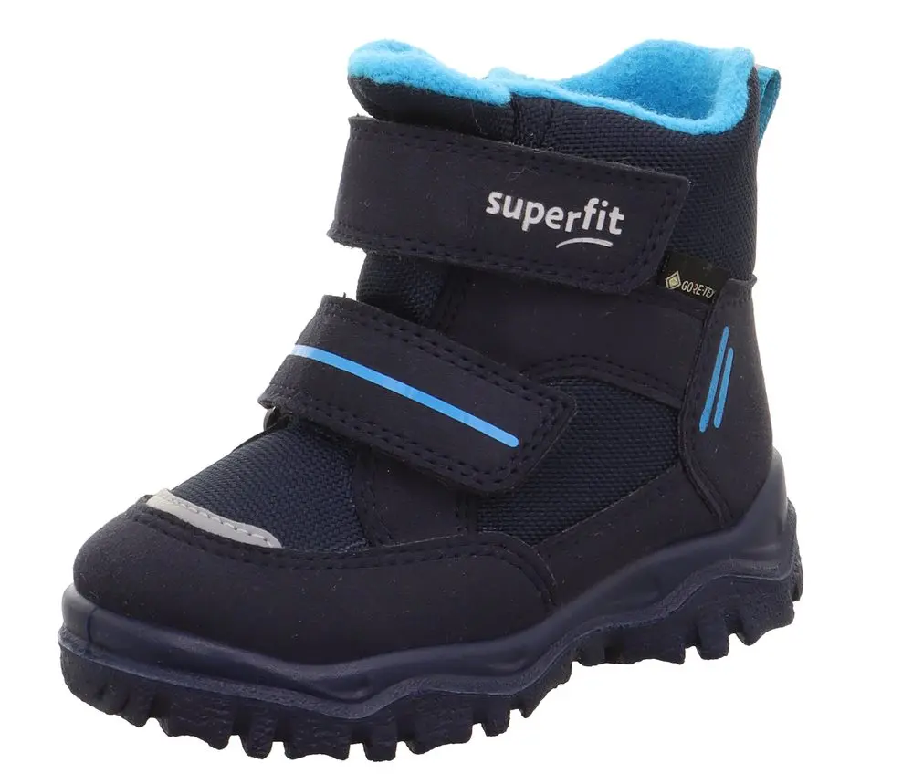 Chlapecké zimní boty HUSKY1 Blue/Light Blue Gore-Tex, Superfit,1-006045-8010