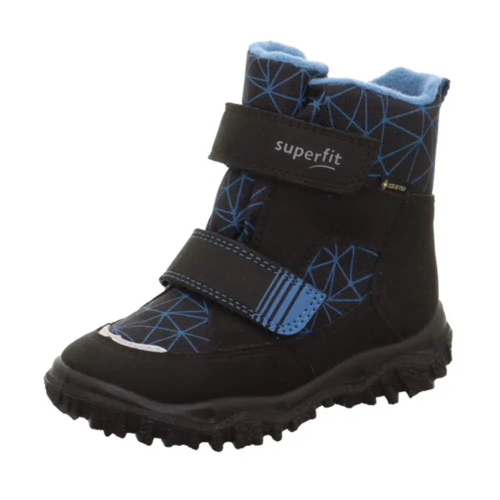 Dětské zimní boty HUSKY Black/Blue Goretex, Superfit, 1-006080-0010, modrá - 42