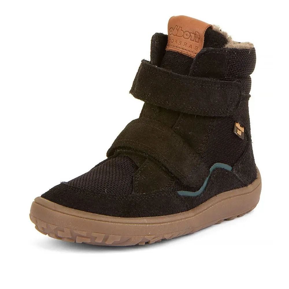 Dětské zimní barefoot boty TEX WINTER Black, Froddo, G3160233-4, černá - 23