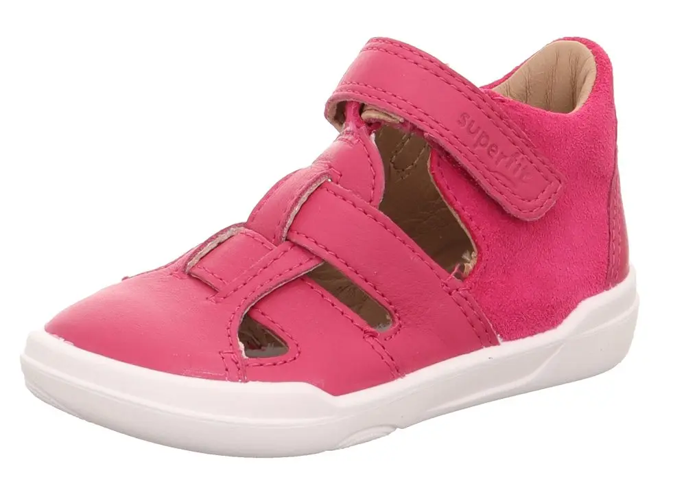 Dívčí barefit sandály SUPERFREE, Superfit, 1-000542-5500, růžová