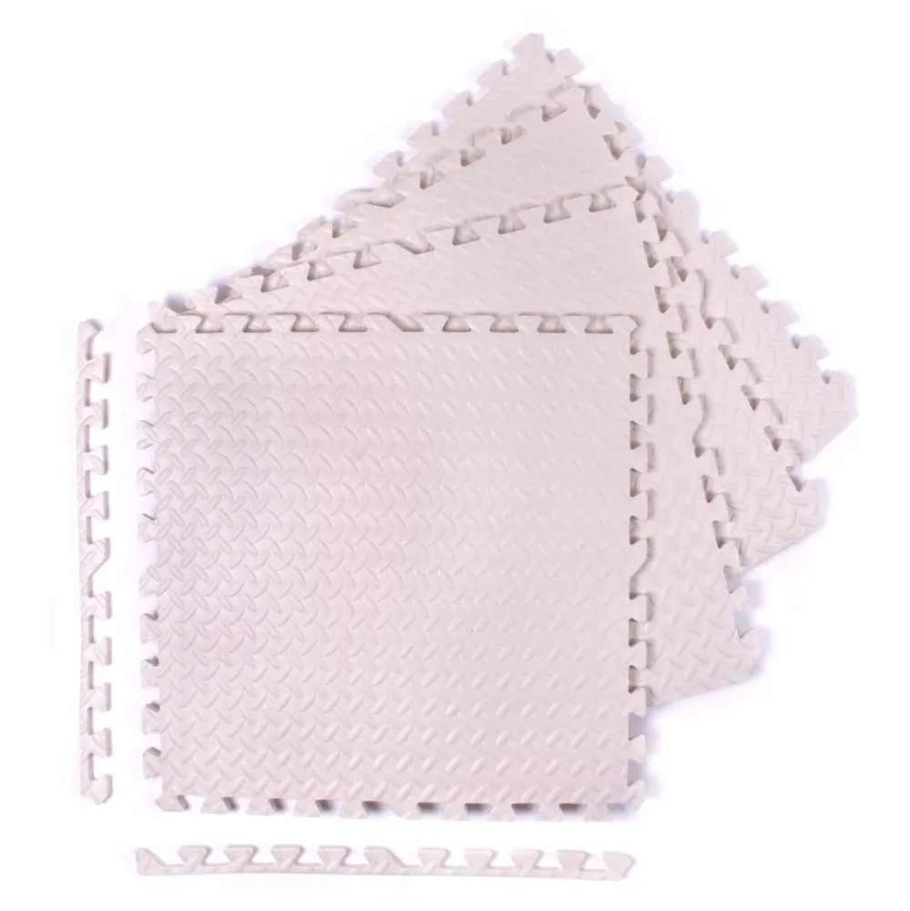 Puzzle podložka Sportago Easy-Lock 30x30x1,2 cm, 4 ks, bílá