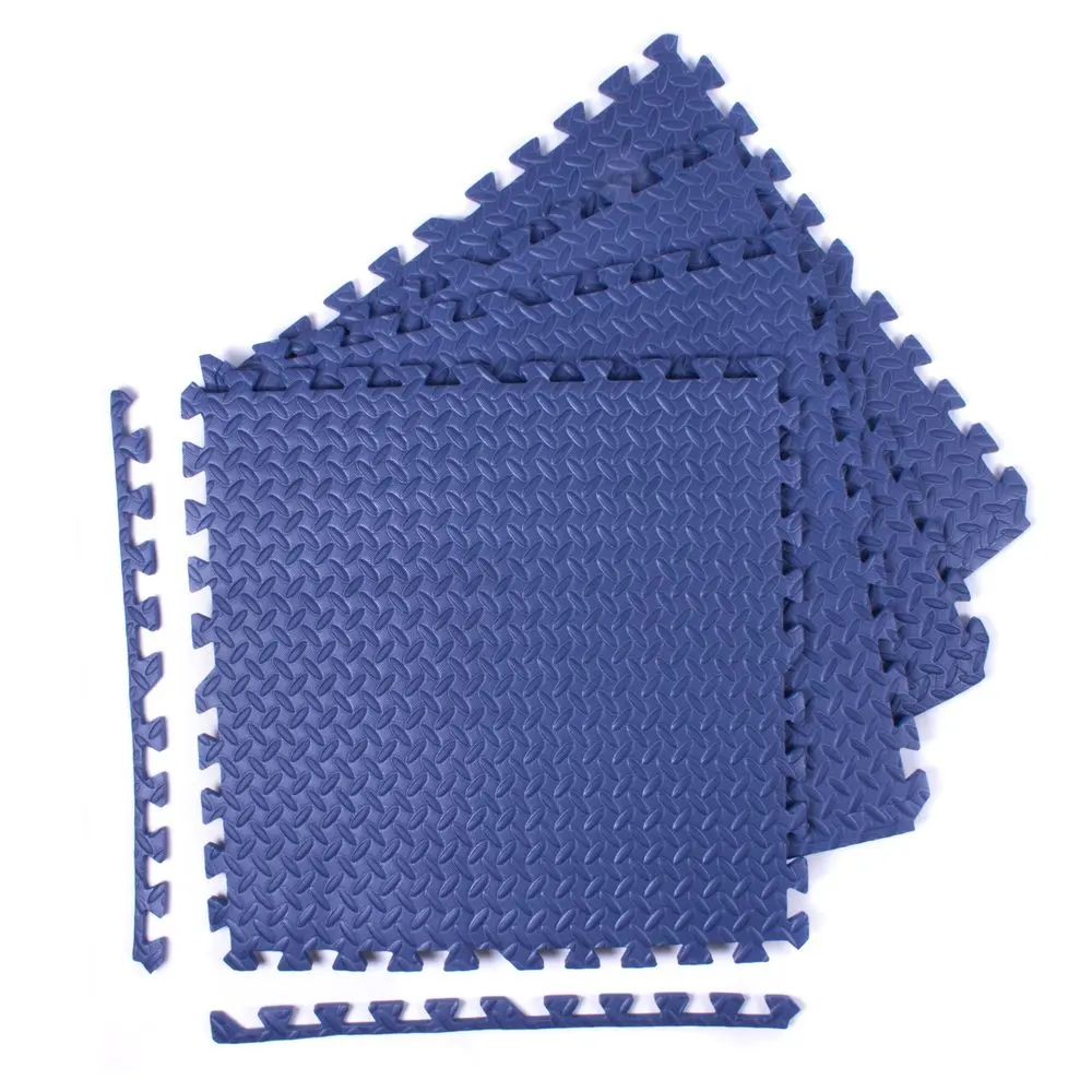 Puzzle podložka Sportago Easy-Lock 60x60x1,2 cm, 4 ks, tmavě modrá