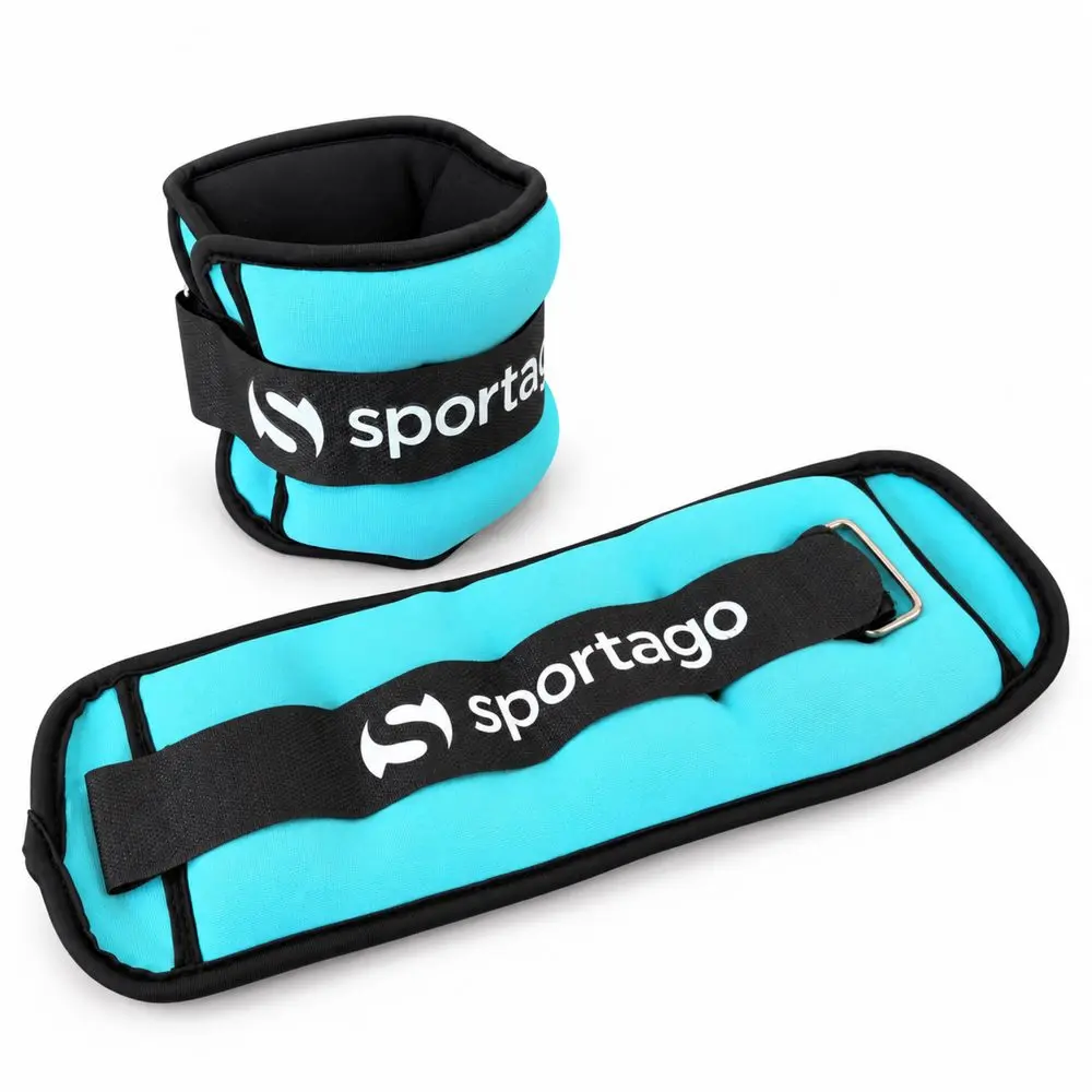 Sportago Mova 2×1 kg – neoprenová závaží na zápěstí a kotníky