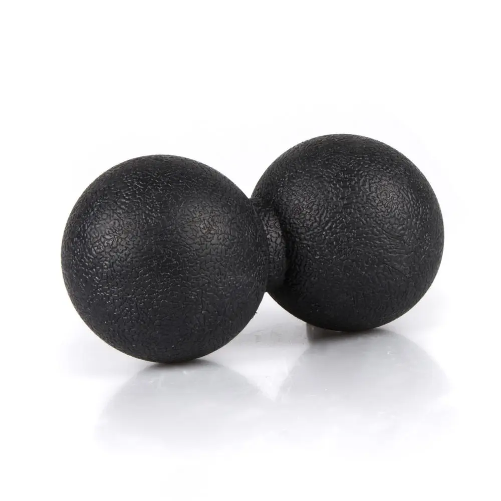 Masážní TPE dvojmíček Sportago 12x6 cm - černá