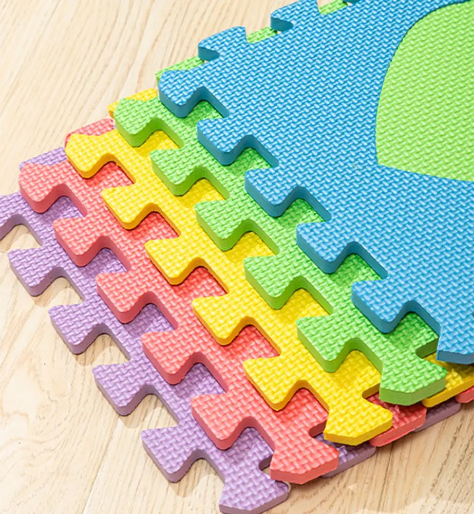 Puzzle podložka Sportago Easy-Lock 30x30x1 cm, 9 ks, obrazce