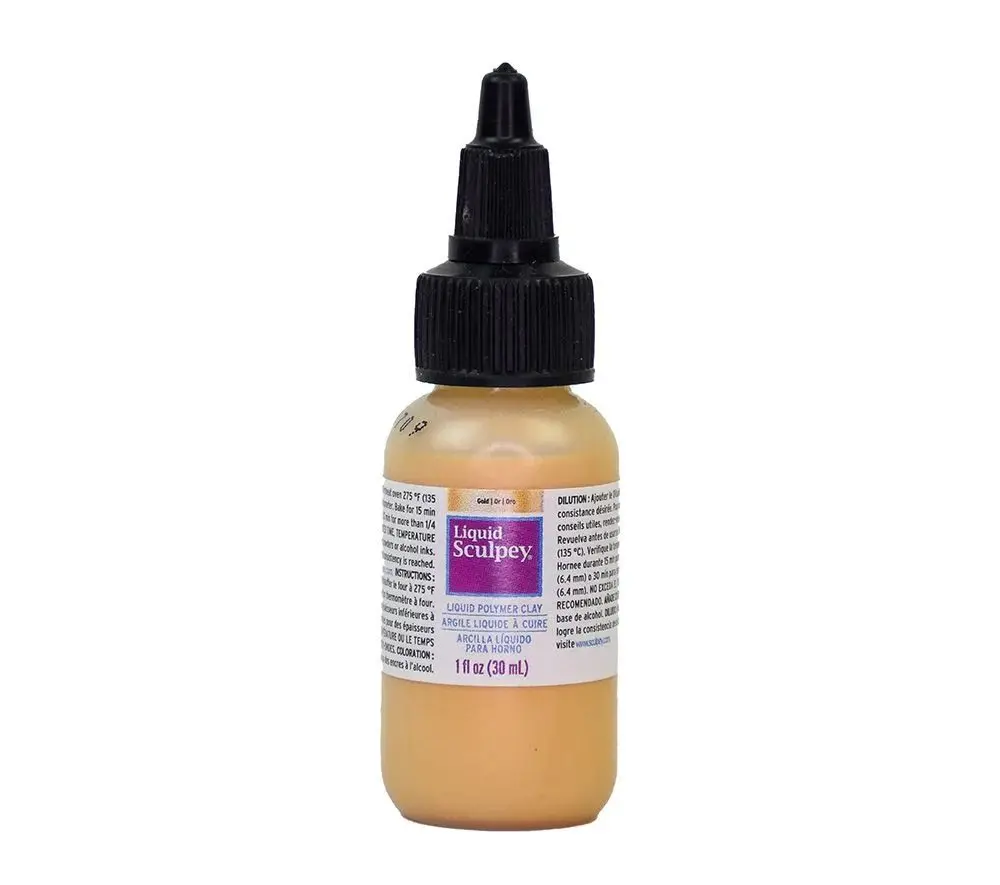 Sculpey tekutá polymerová hmota 30ml Gold v barvě zlata - 1 ks