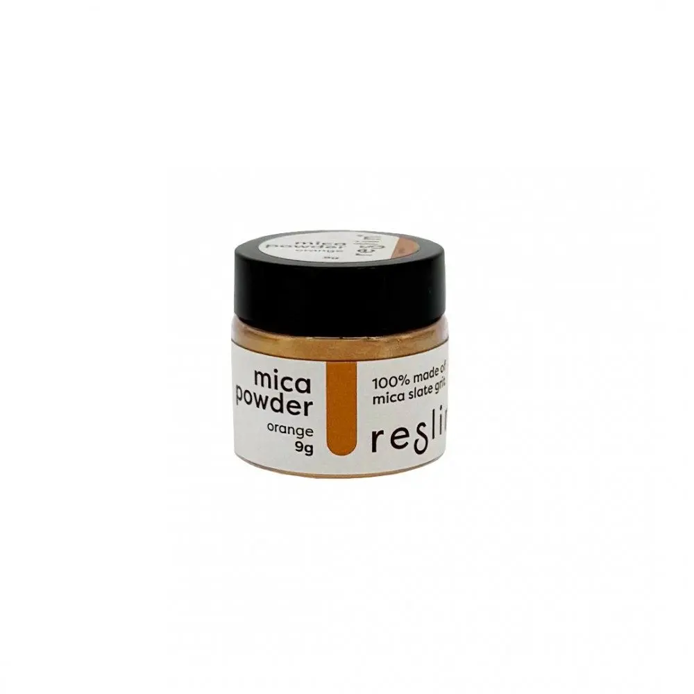 Reslin® Reslin perleťový mica prášek do ekologické pryskyřice 9 g oranžový -
