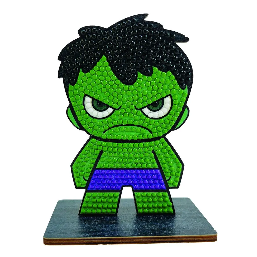Diamantové malování postava Marvel Hulk - 3 ks