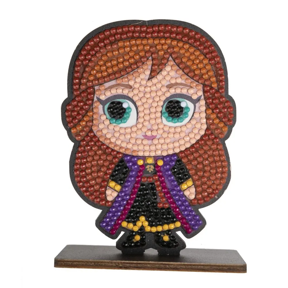 Diamantové malování postava Disney Anna - 1 ks