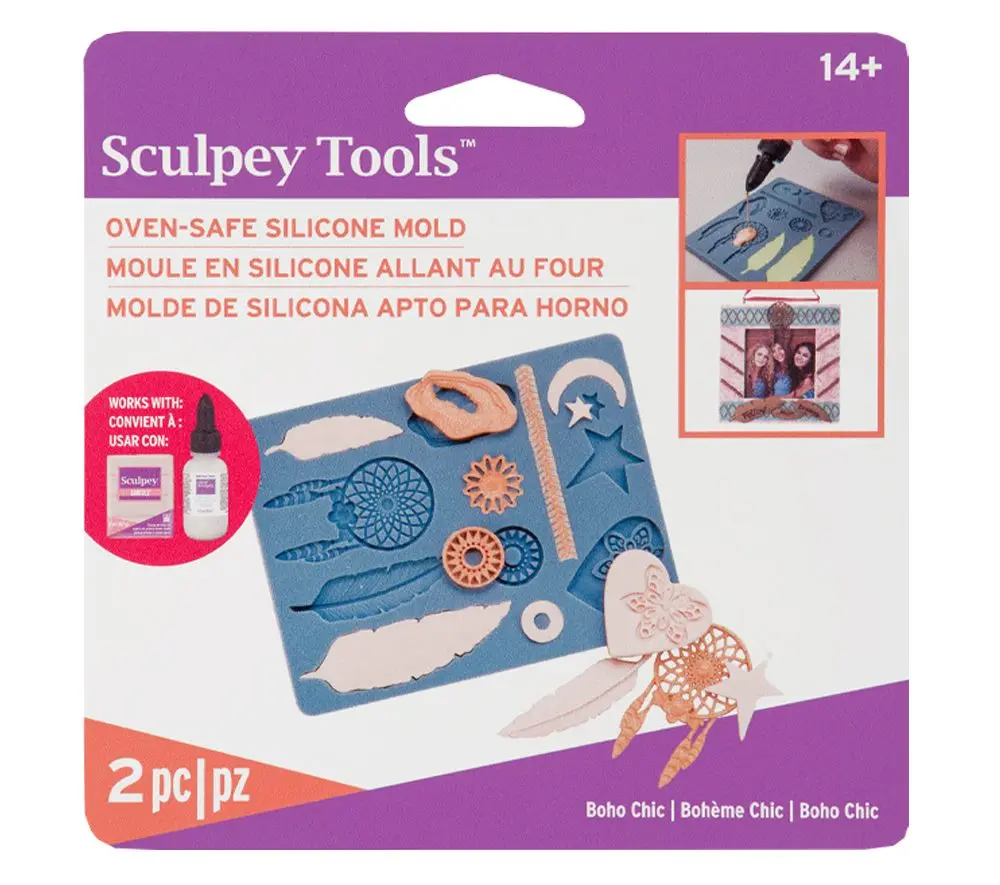 Sculpey silikonová forma Boho -