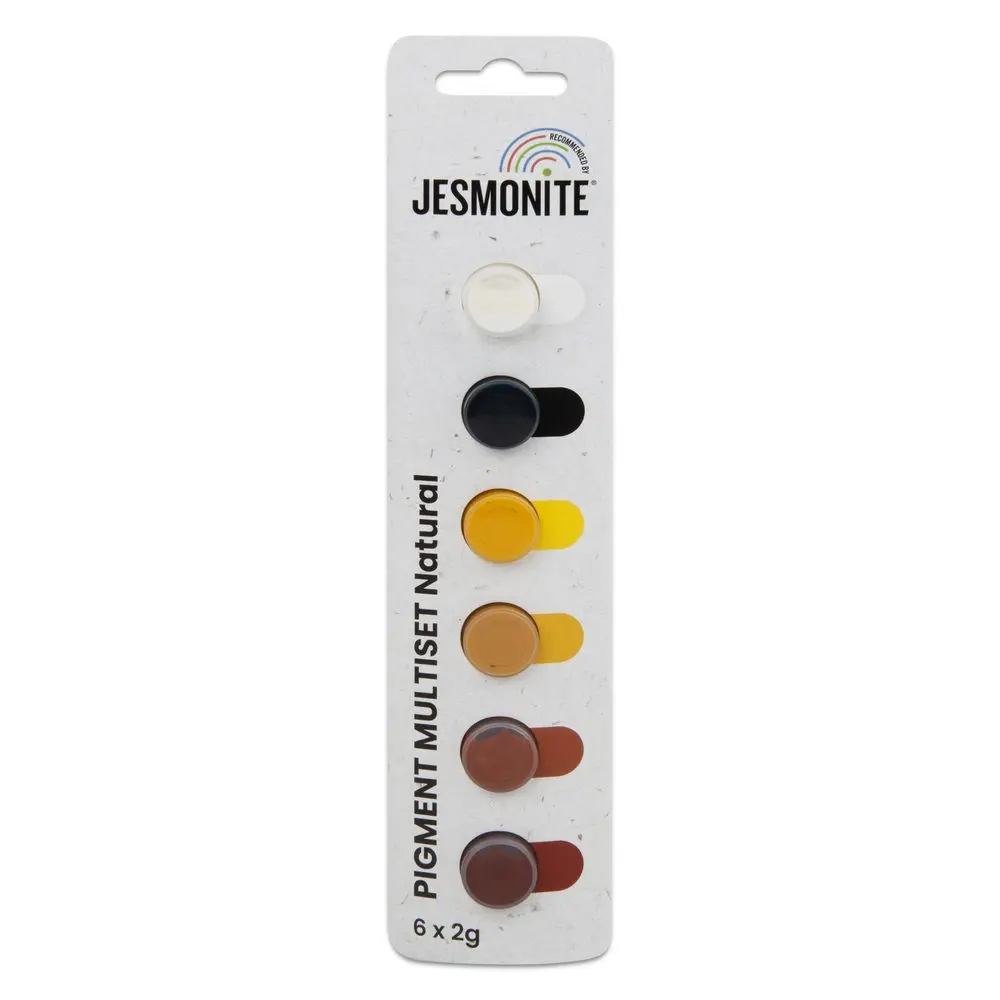 JESMONITE pigment sada barev 6 x 2 g Natural -