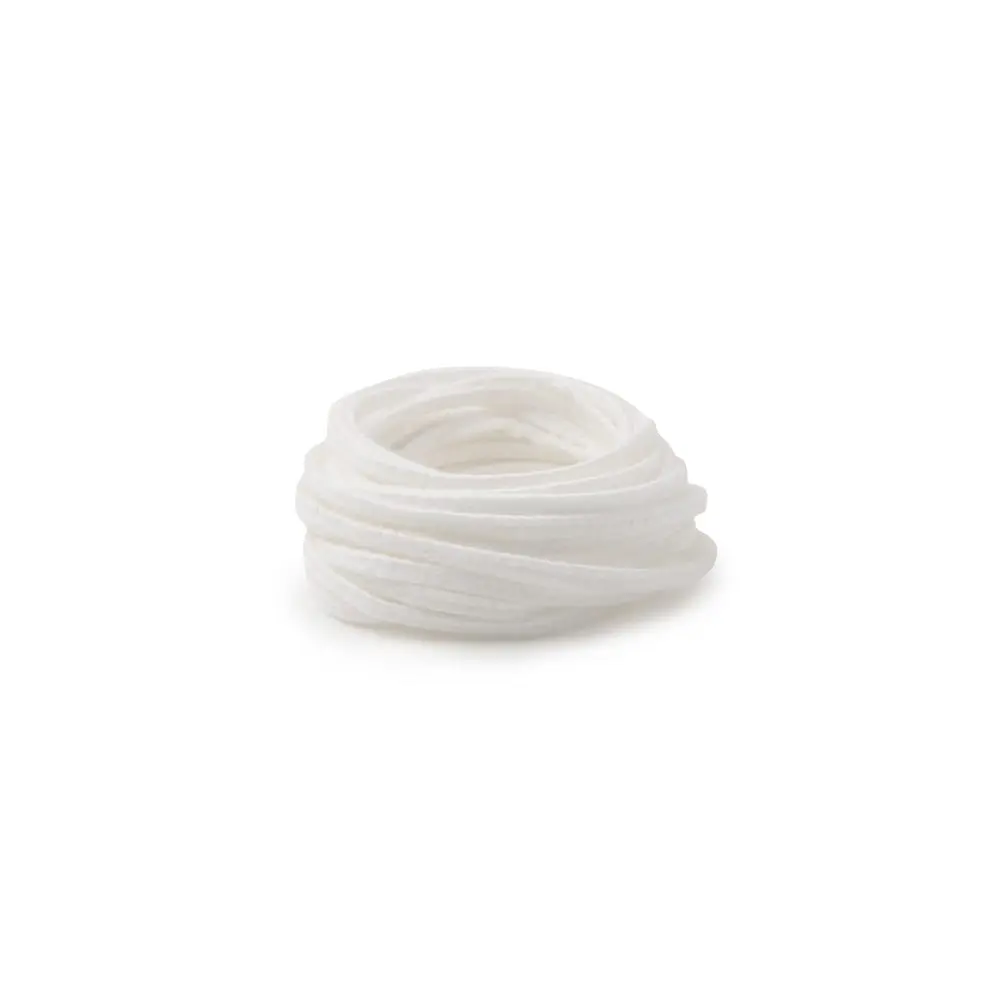 Knot do svíčky z parafínu ø4-6cm plochý splétaný - 5 m - 5 m