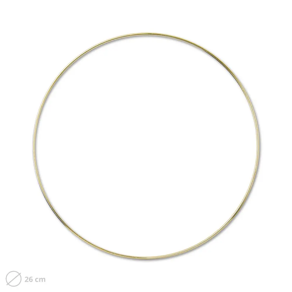 Kovový kruh na macramé 26cm - 1 ks