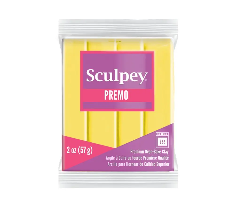 Sculpey PREMO Sunshine slunečná žlutá - 5 ks - 5 ks
